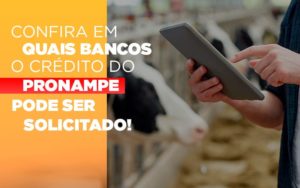 Confira Em Quais Bancos O Credito Pronampe Ja Pode Ser Solicitado - O Contador Online