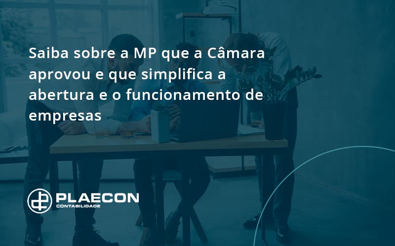 Saiba Mais Sobre A Mp Que A Câmara Aprovou E Que Simplifica A Abertura E O Funcionamento De Empresas Plaecon - O Contador Online