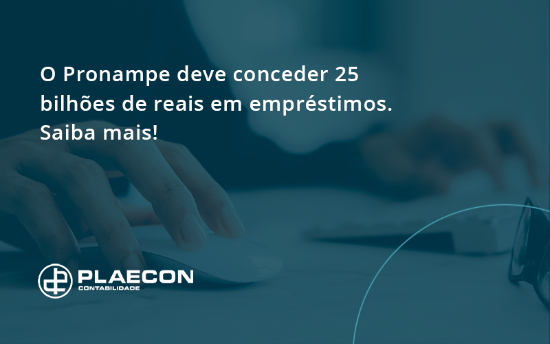 O Pronampe Deve Conceder 25 Bilhões De Reais Em Empréstimos. Saiba Mais! Plaecon Contabilidade - O Contador Online