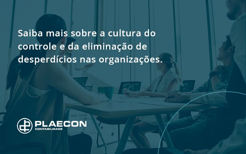 Saiba Mais Sobre A Cultura Do Controle E Da Eliminação De Desperdícios Nas Organizações. Plaecon Contabilidade - O Contador Online