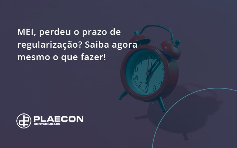 Mei Perdeu O Prazo De Regularização Saiba Agora Mesmo O Que Fazer Plaecon Contabilidade - O Contador Online